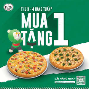 Picture of Buy 1 Get 1 Vegetarian Pizza size M