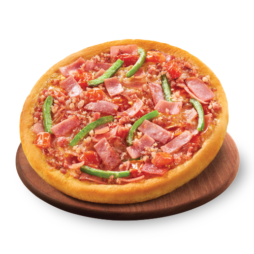 Pizza Chất_Giăm Bông & Thịt Xông Khói