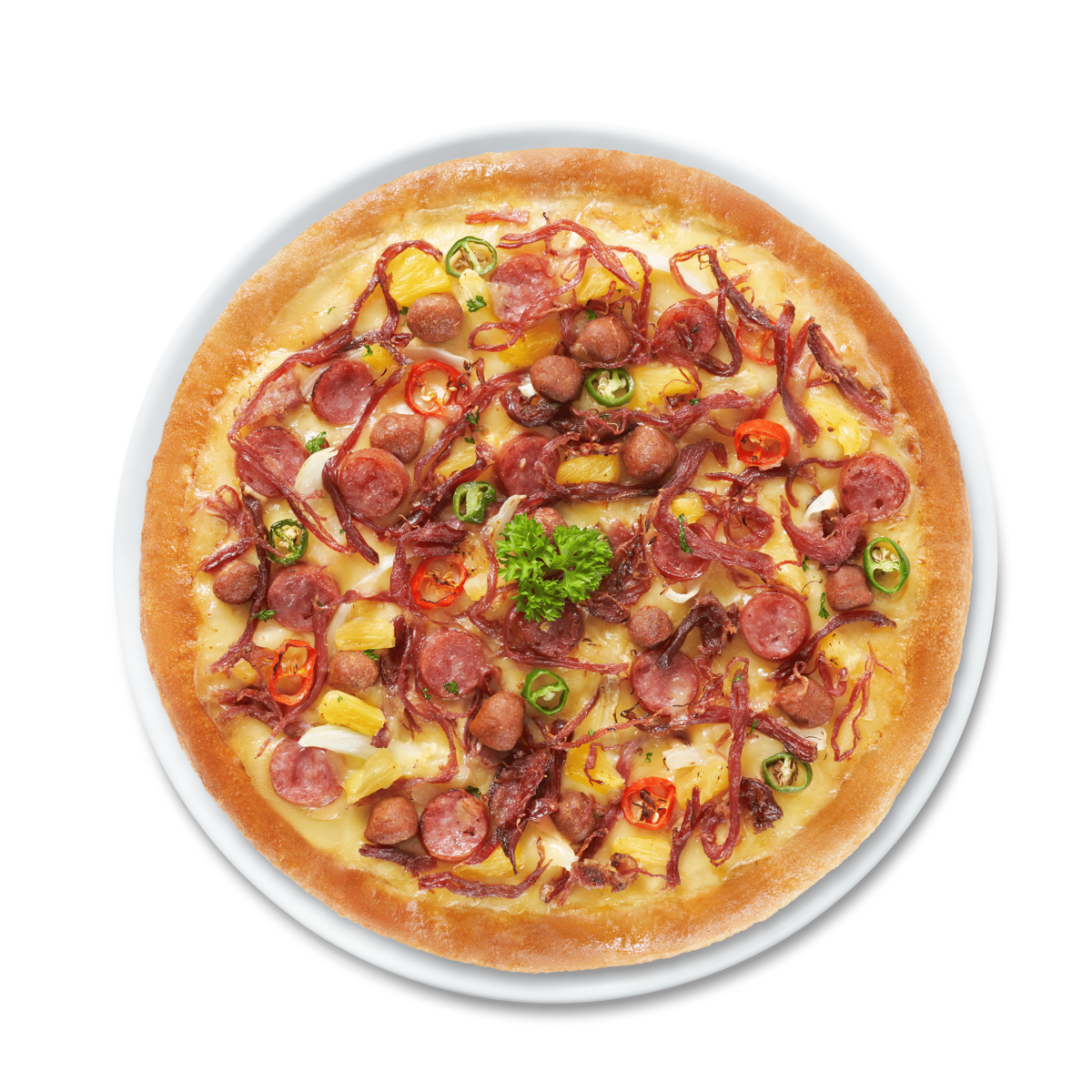 Pizza Thịt Xông Khói Xé Sợi [+30.000đ]