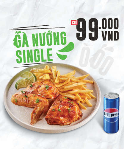 Ảnh của Gà Nướng Single (kèm nước)