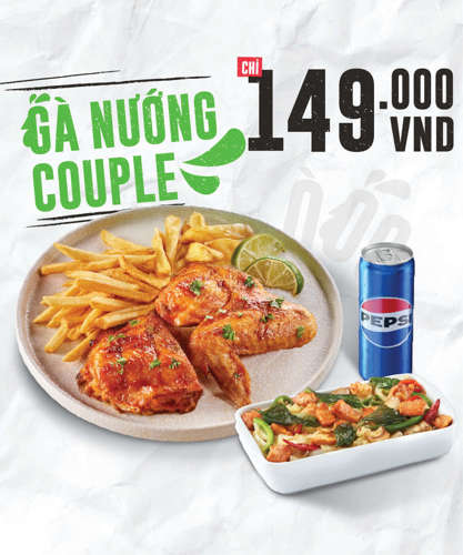 Ảnh của Gà Nướng Couple (kèm nước)