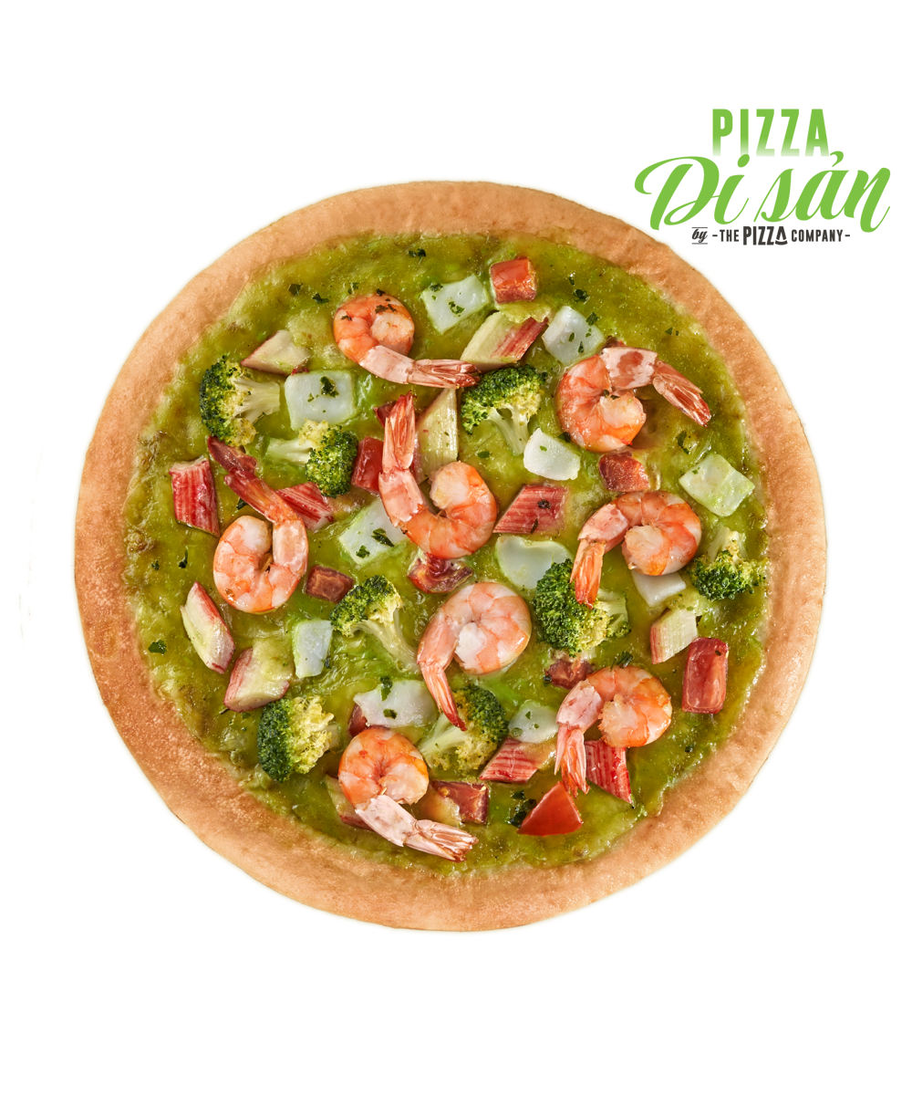 Pizza Hải Sản Pesto Xanh  [+30.000đ]