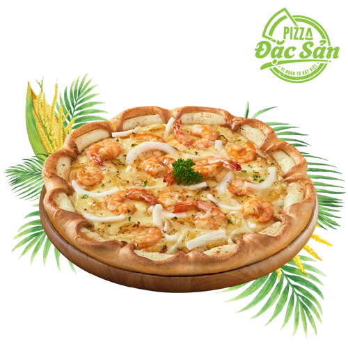 Ảnh của Pizza 4 Cheese Dừa Non Tôm Nõn-Mật Hoa Dừa