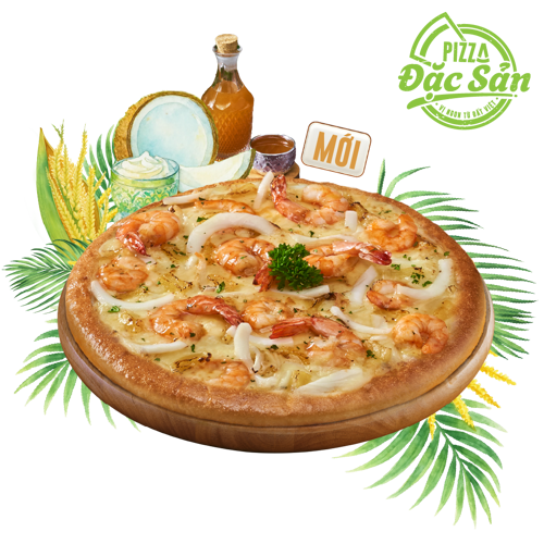 Ảnh của Pizza 4 Cheese Dừa Non Tôm Nõn - Mật Hoa Dừa