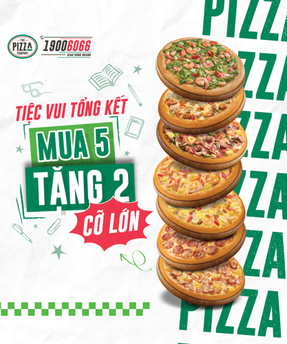 Ảnh của Mua 5 Tặng 2 Pizza Cỡ Lớn