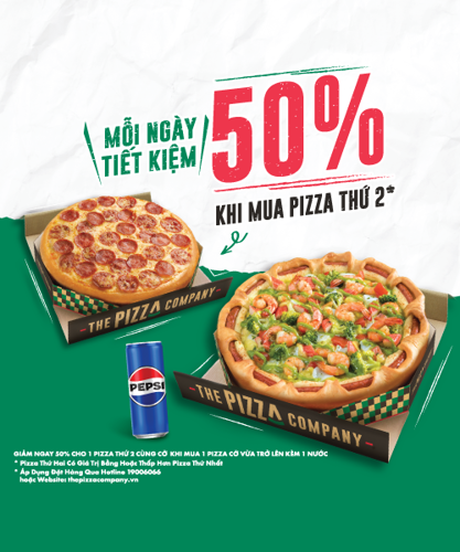 Ảnh của Tiết Kiệm 50% Khi Mua Pizza Thứ 2
