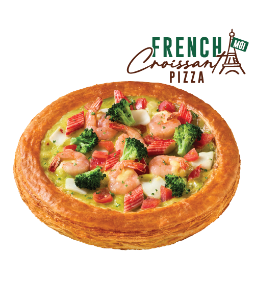 Pizza Croissant Hải Sản Pesto Xanh [+40.000đ]