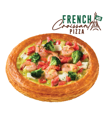 Ảnh của Pizza Croissant Hải Sản Pesto Xanh