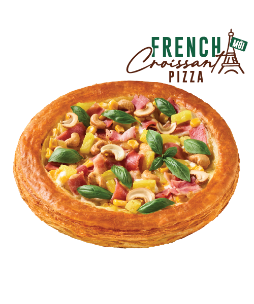 Pizza Croissant Thịt Xông Khói & Hạt Điều [+20.000đ]