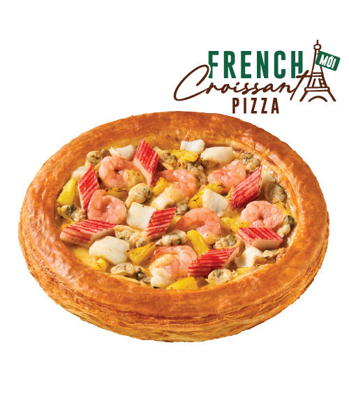 Pizza Croissant Hải Sản Nhiệt Đới [+30.000đ]