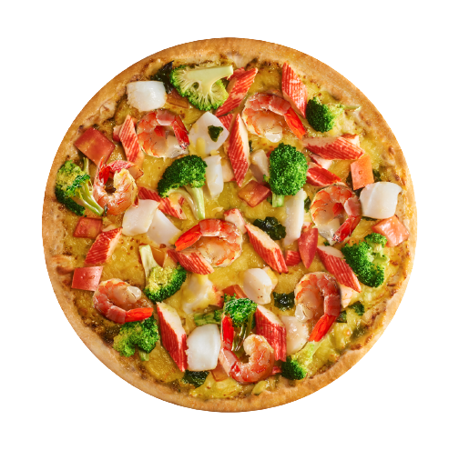 Pizza Hải Sản Pesto Xanh  [+25.000đ]